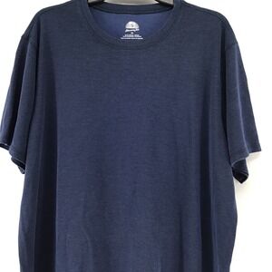 Havana Jim Mens Blue Logo T-Shirt Short Sleeve XL Modal & Polyester